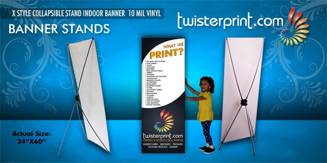 X Style Banner Stands